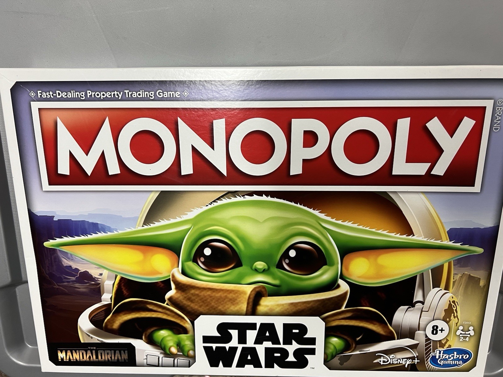 Hasbro Star Wars Mandalorian Monopoly Board Game Baby Yoda Grogu