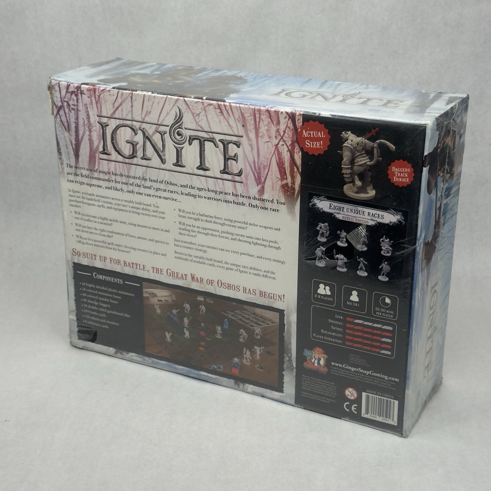 Ignite Deckbuilding Board Game w/ Kickstarter Exclusives NEW SEALED READ