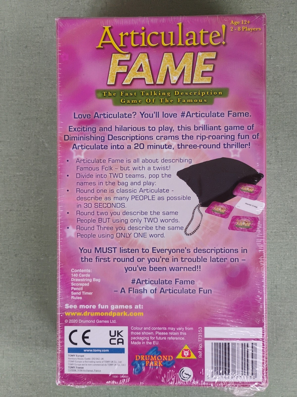 Articulate Fame The Fast Talking Description Game of the Famous