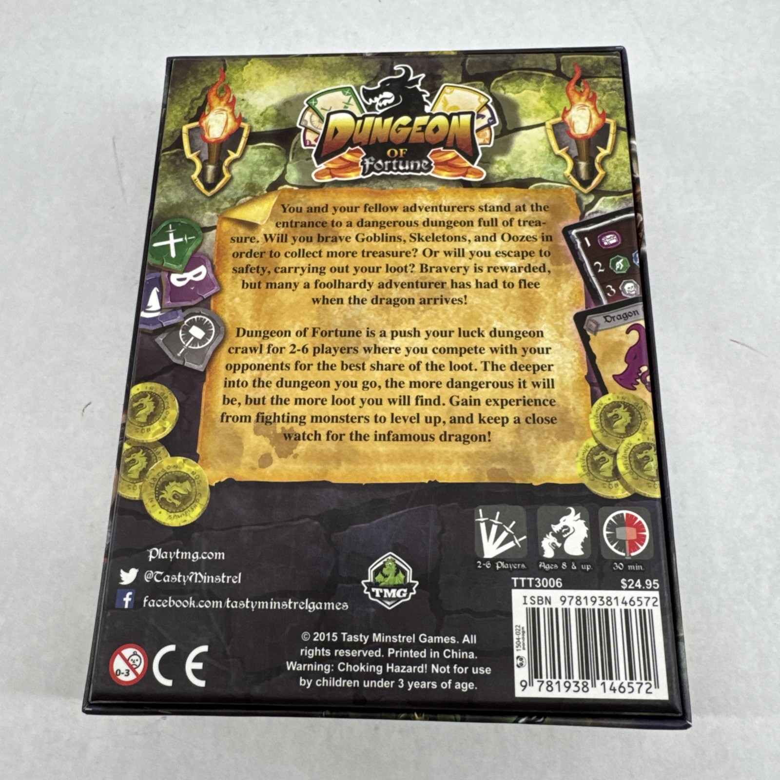 Dungeon of Fortune Fantasy Dungeon Crawl Game Tasty Minstrel D&D RPG (SEALED)