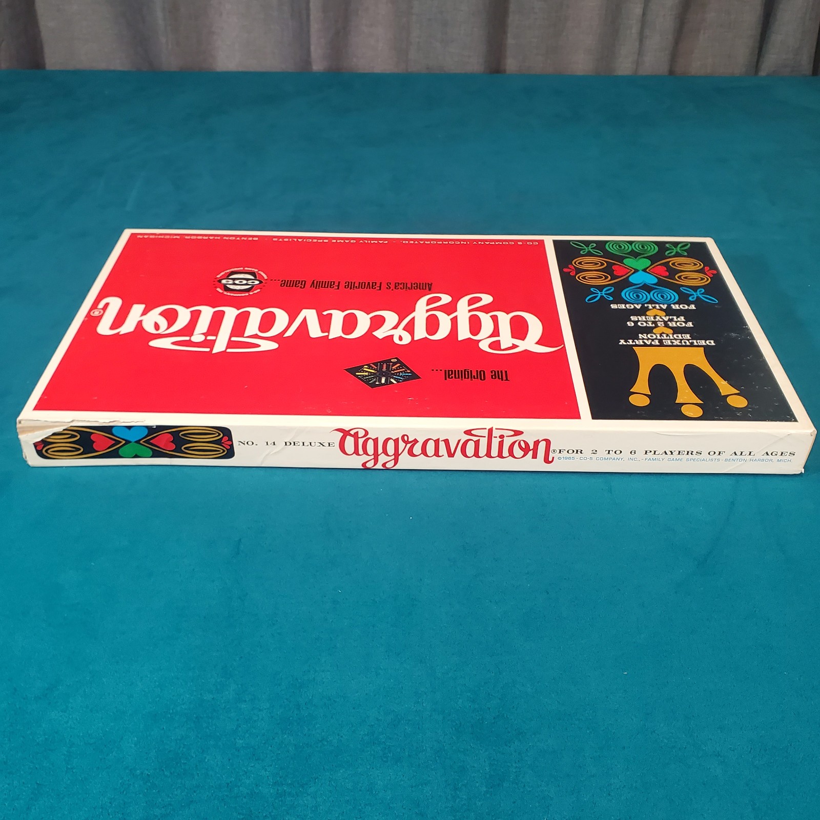 Aggravation Board Game 1965 VINTAGE COMPLETE CO-5 Company