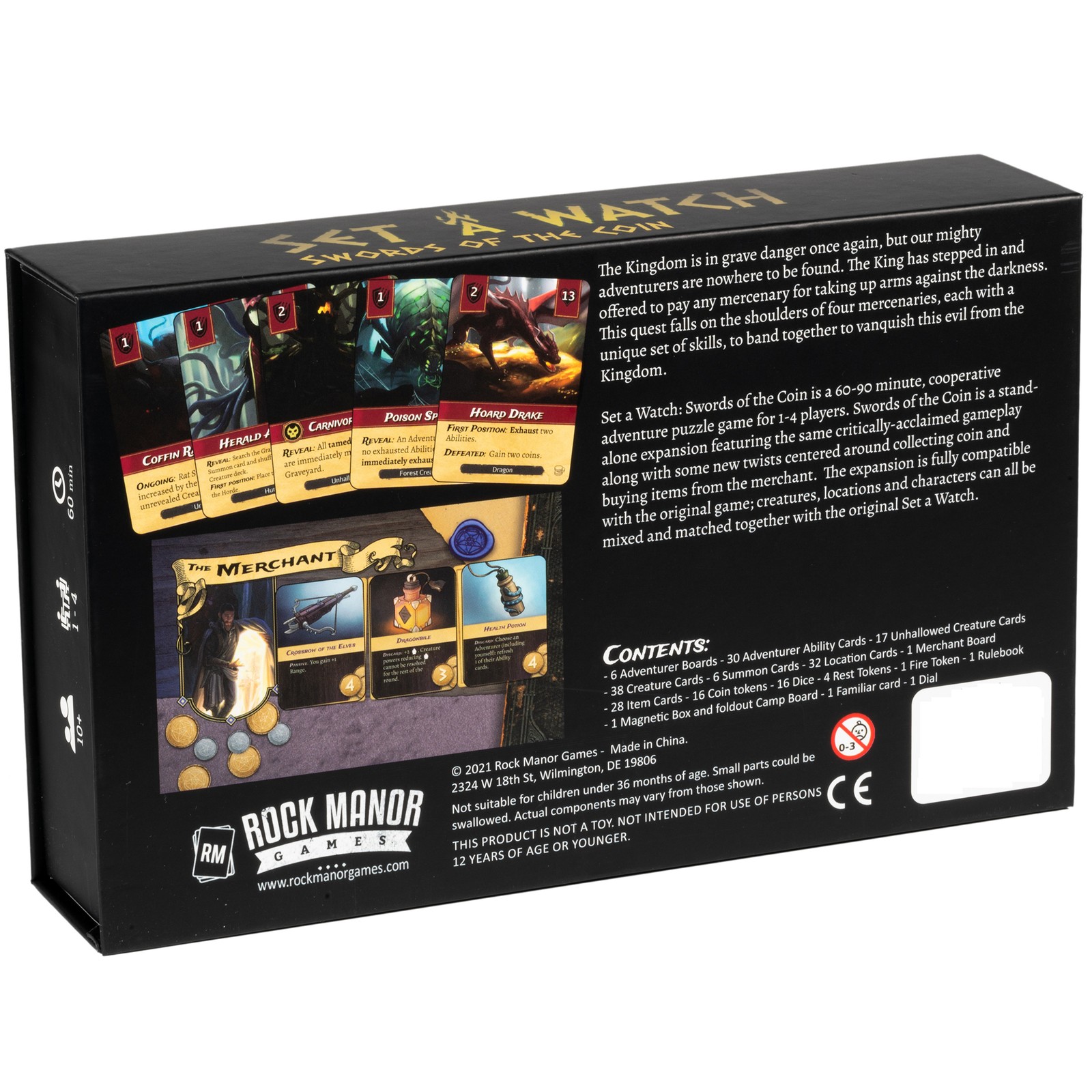 Rock Manor Games: Set A Watch: Swords of the Coin – Standalone Expansion