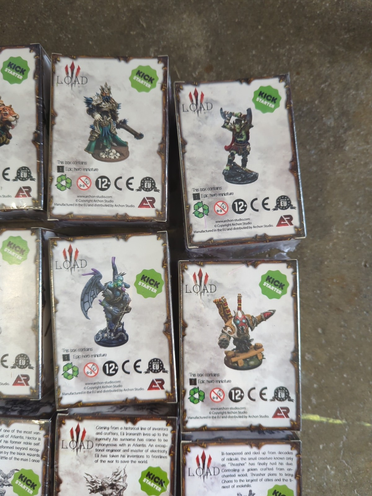 Lot Of 14 Archon Studio Board Games LOAD (Kickstarter Exclusive) SW (New) M33