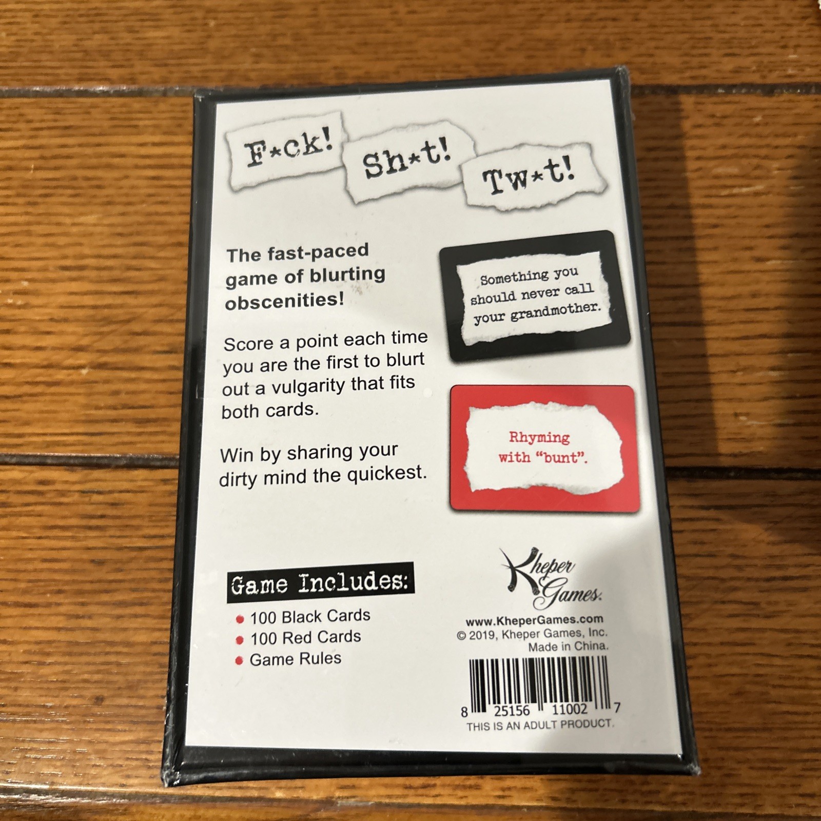 Fck! Sht! Tw*t! – Outrageous Adult Card Game for 18+ Party Nights NEW SEALED