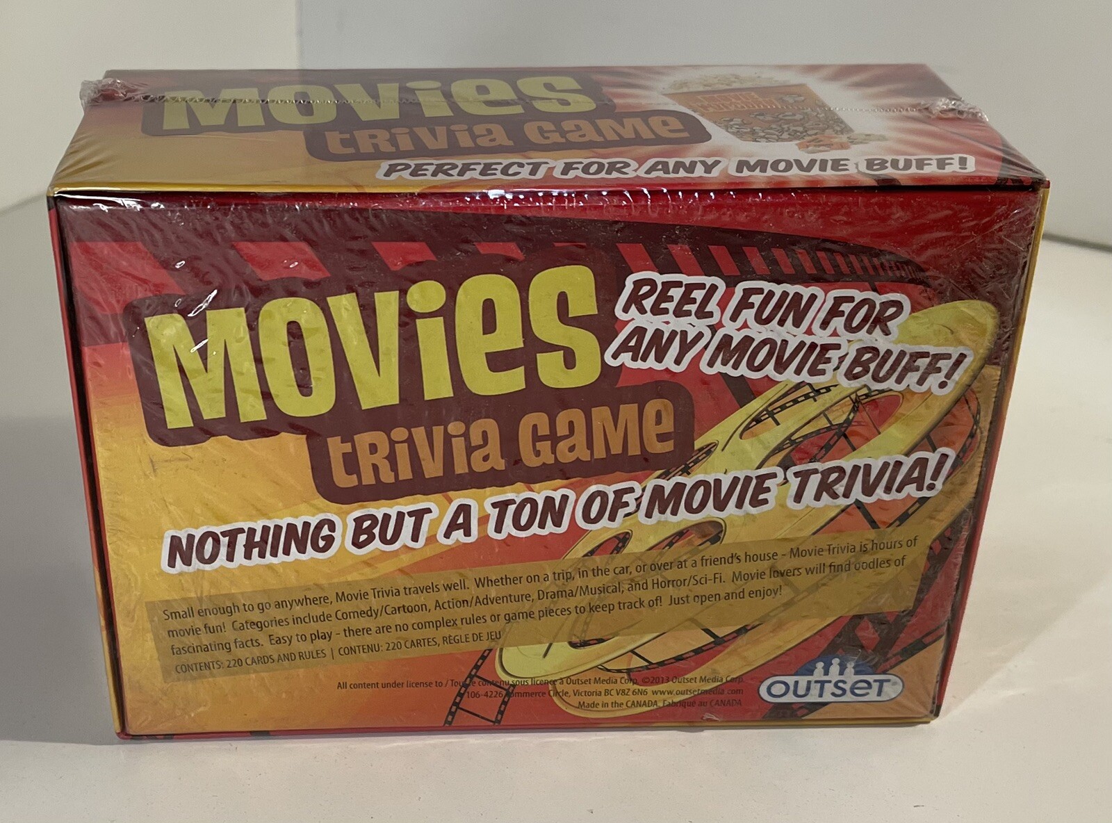 WE LOVE MOVIES TRIVIA 2 GAMES FAMILY GAME NIGHT FACTORY SEALED
