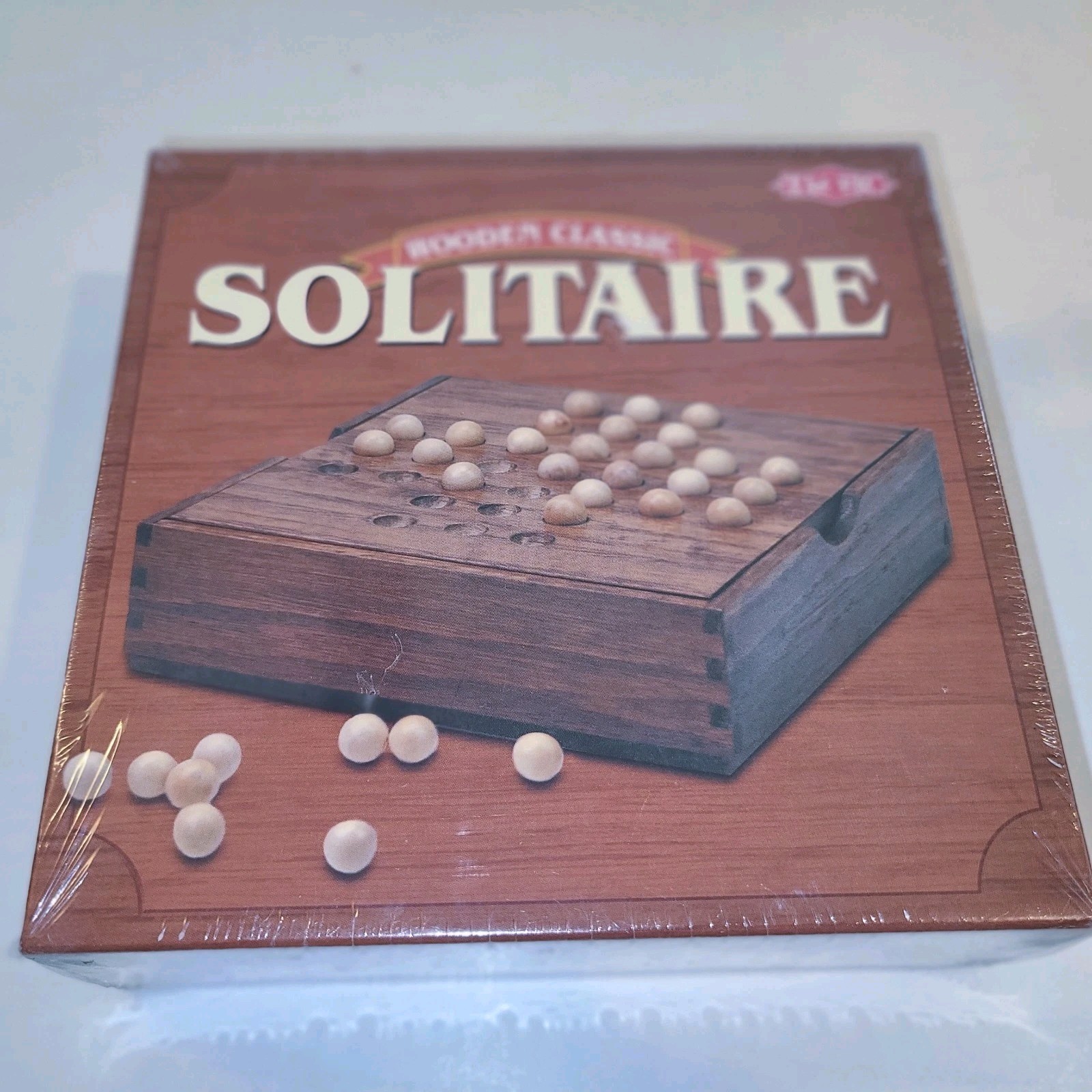Solitaire Wooden Classic Game by Tactic New In Box