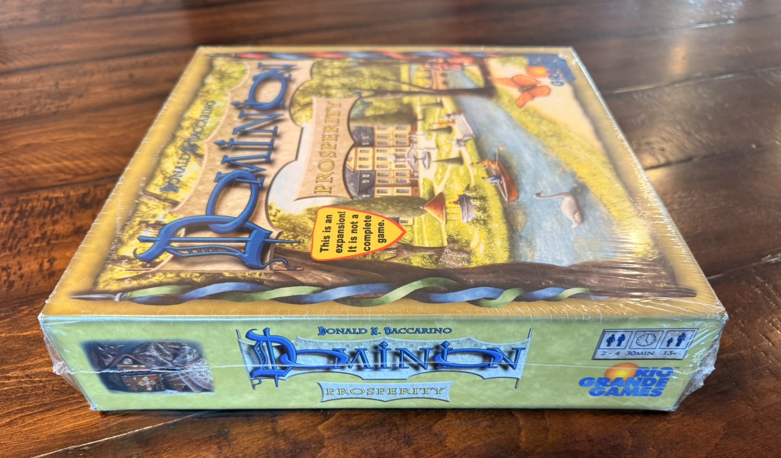 Dominion Prosperity EXPANSION Board Game Rio Grande 100% COMPLETE Sealed Cards