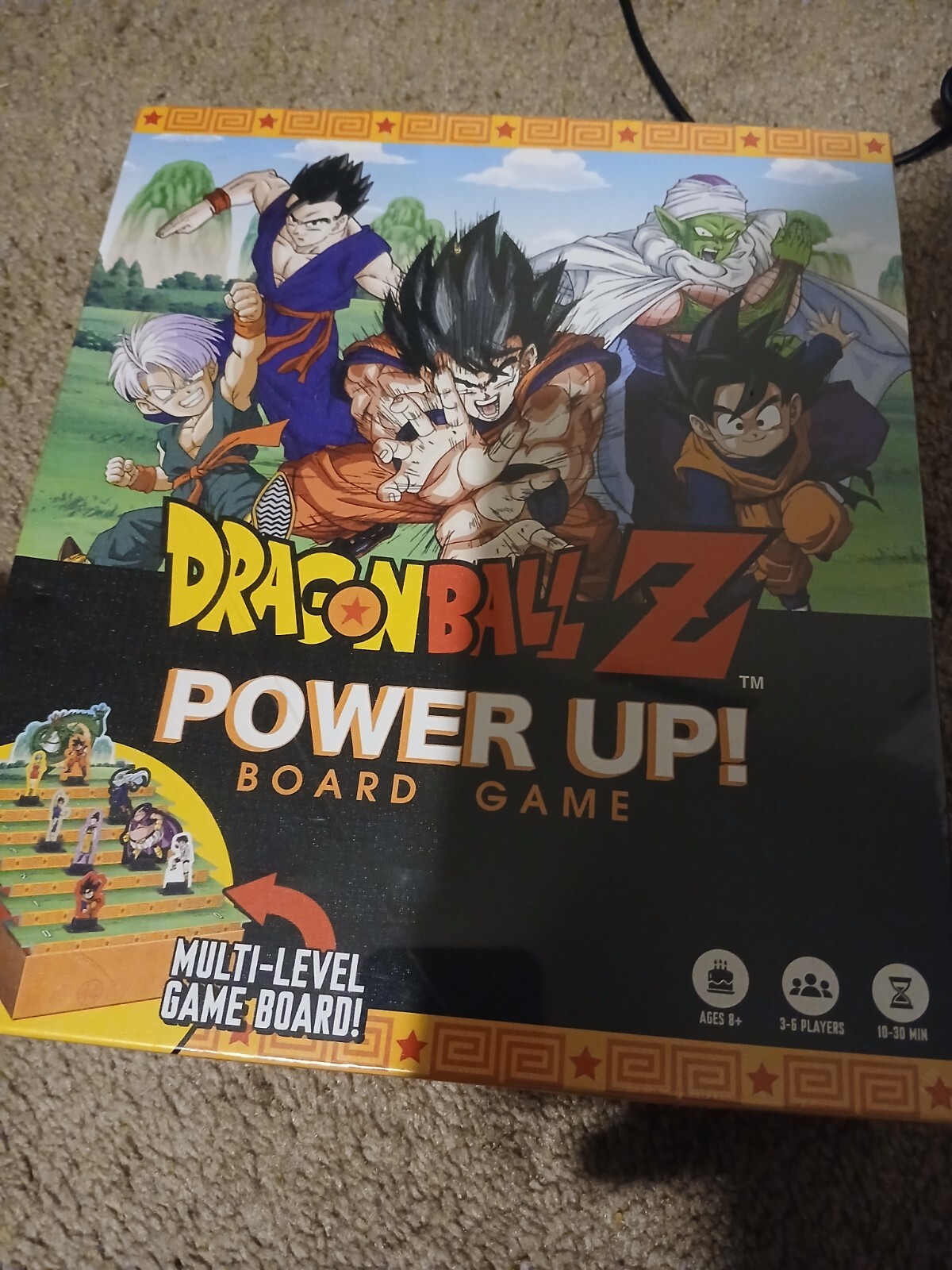 Sealed, Brand New Dragonball Z Power Up Board Game – Ages 8+ – 3-6 Players