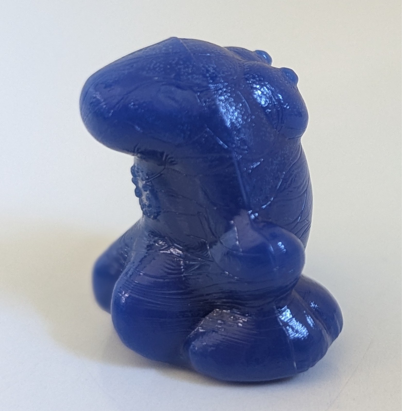 GOGO’S Vintage Solid Dark Royal BLUE EGGY CRAZY BONES Classic Original 1996 1″