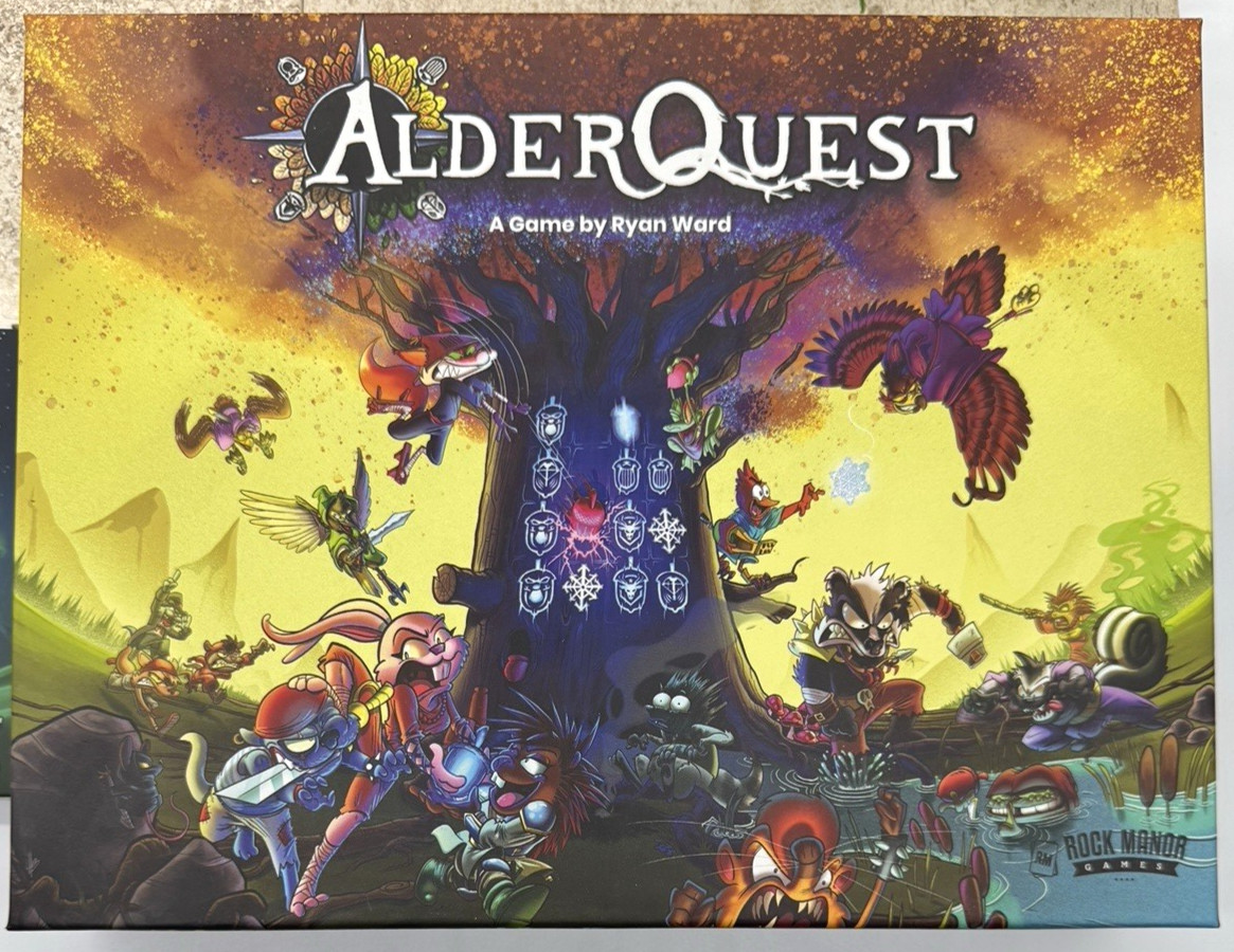 Alderquest Kickstarter board game with Arctic Allies expansion 100% Complete