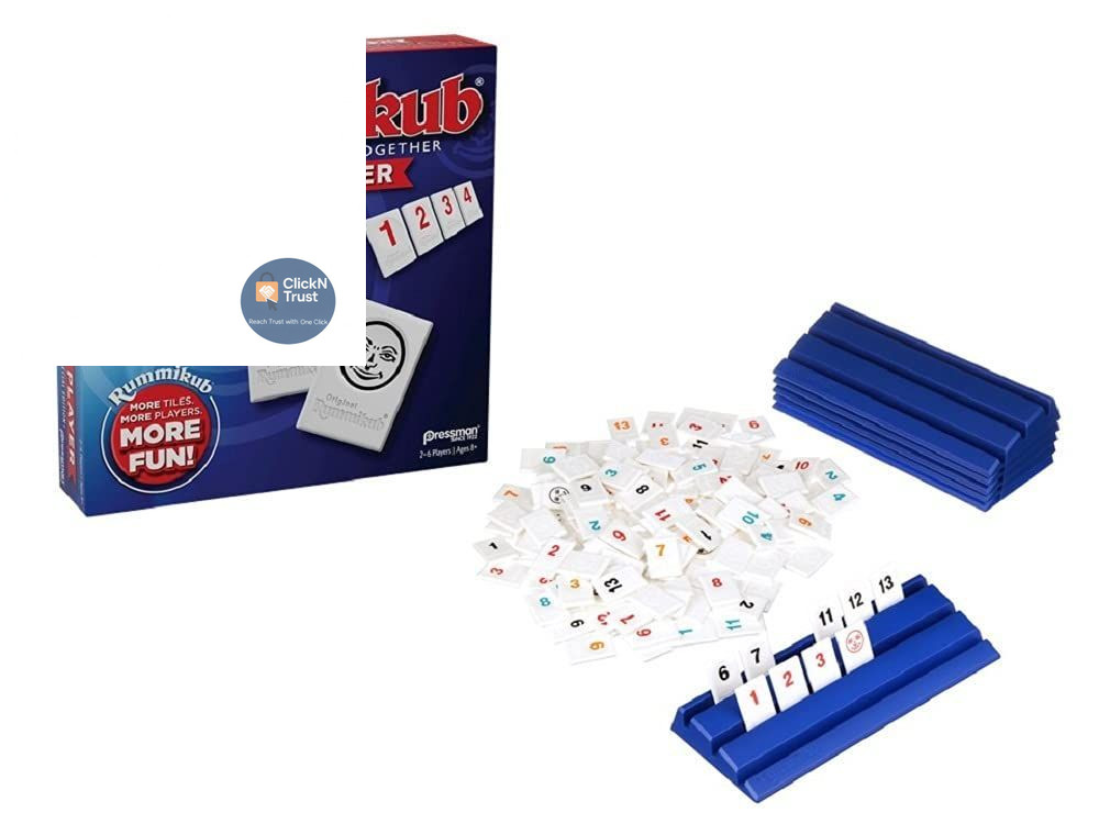 Rummikub Six Player Edition – The ca. 6.35 cm x 26.67 x cm, Blue