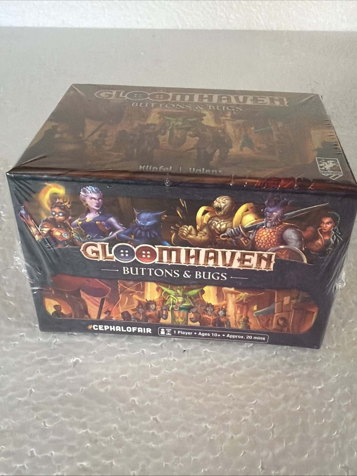 Gloomhaven Buttons & Bugs NEW Sealed Solo Game OOP Hard To Find Rare