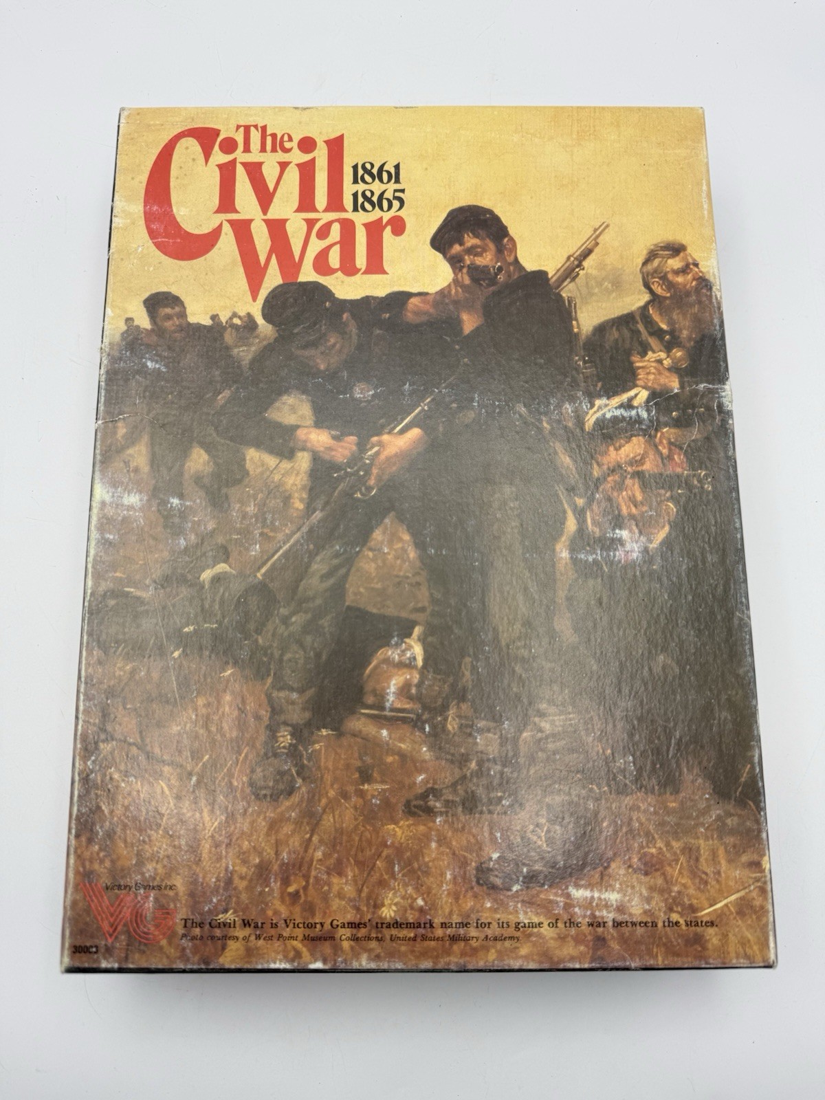 The Civil War 1861-1865 War Board Game in Original Box- 1983 Vintage- COMPLETE