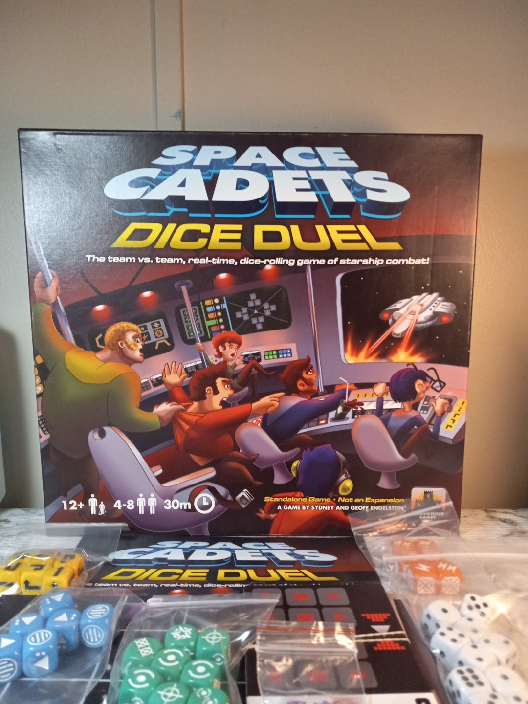 Space Cadets Dice Duel Standalone Board Game Stronghold Games 2013 Complete EUC