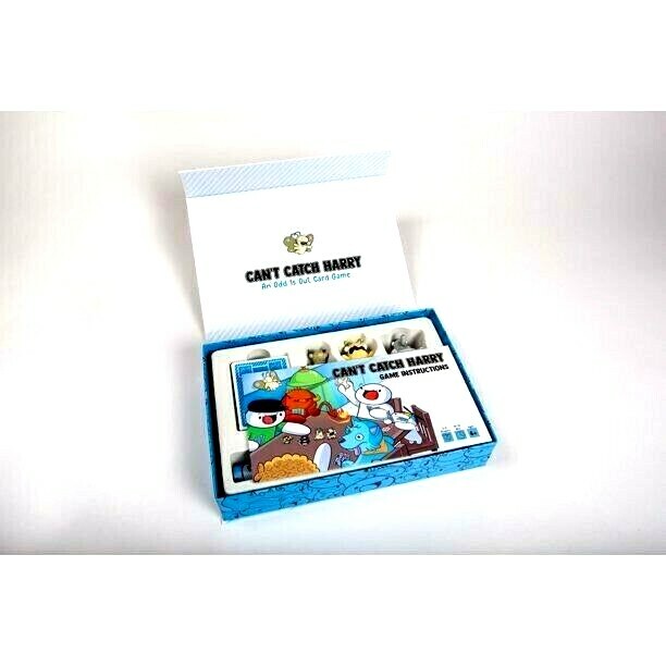 New Can’t Catch Harry – An Odd is Out Card Game w/ Pieces Ages 6+ 2-6 Players