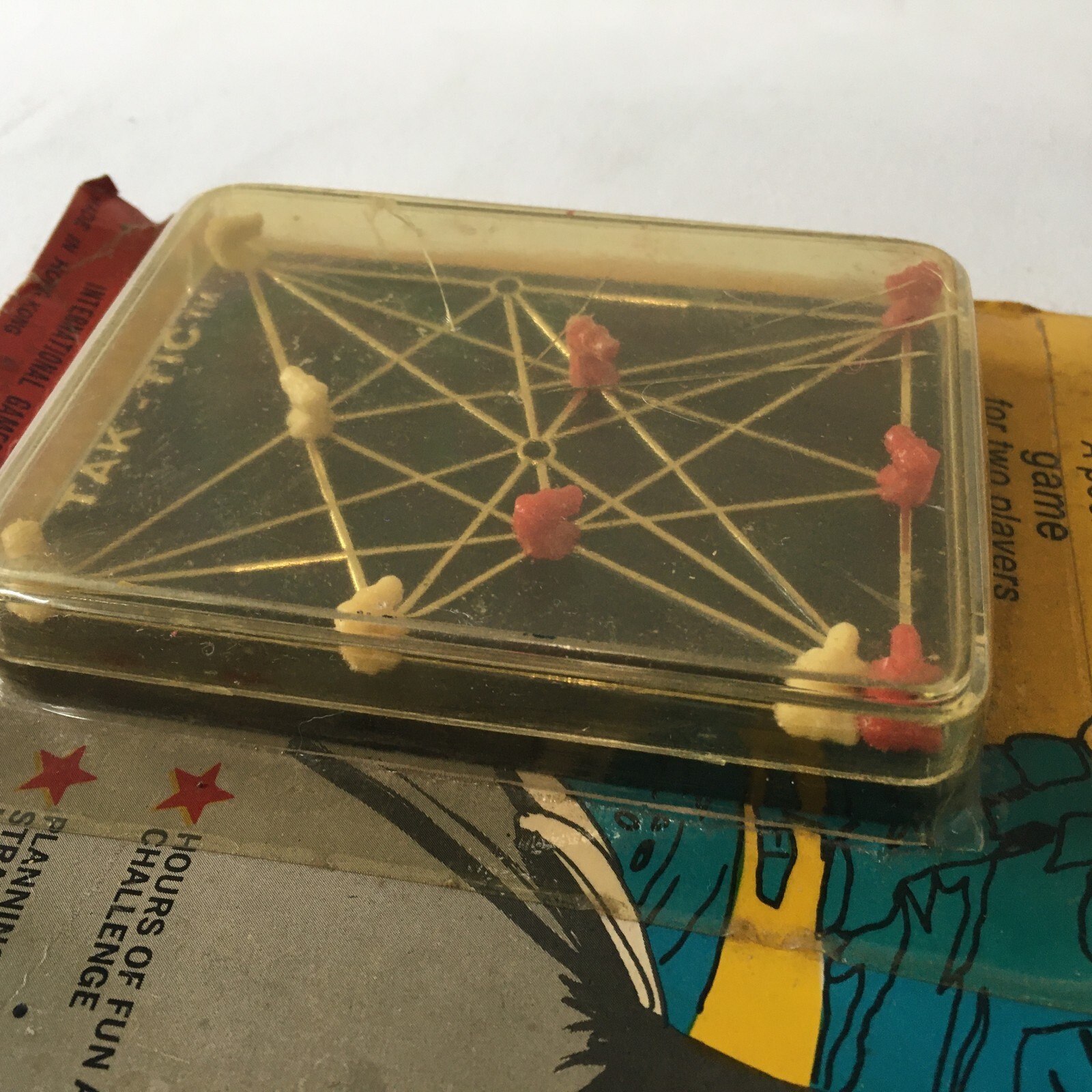 Tak-Tic Pocket Game No. 109T International Games Vintage Hong Kong 1960s New
