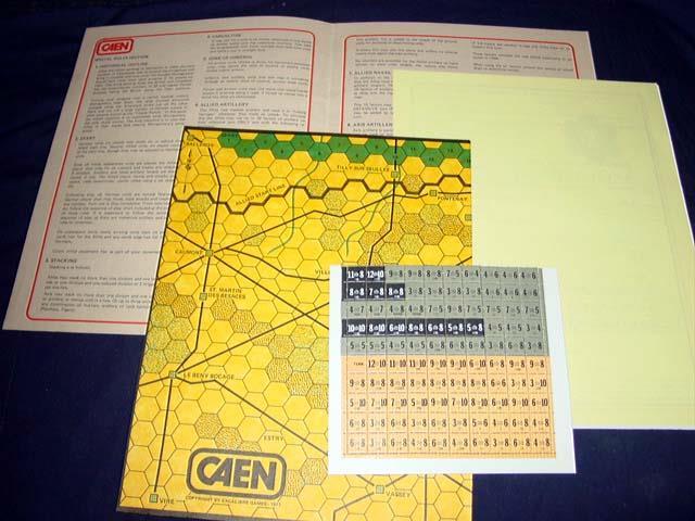Excalibre Games 1977 – CAEN – France Panzer Battles & Sieges Series (UNPUNCHED)