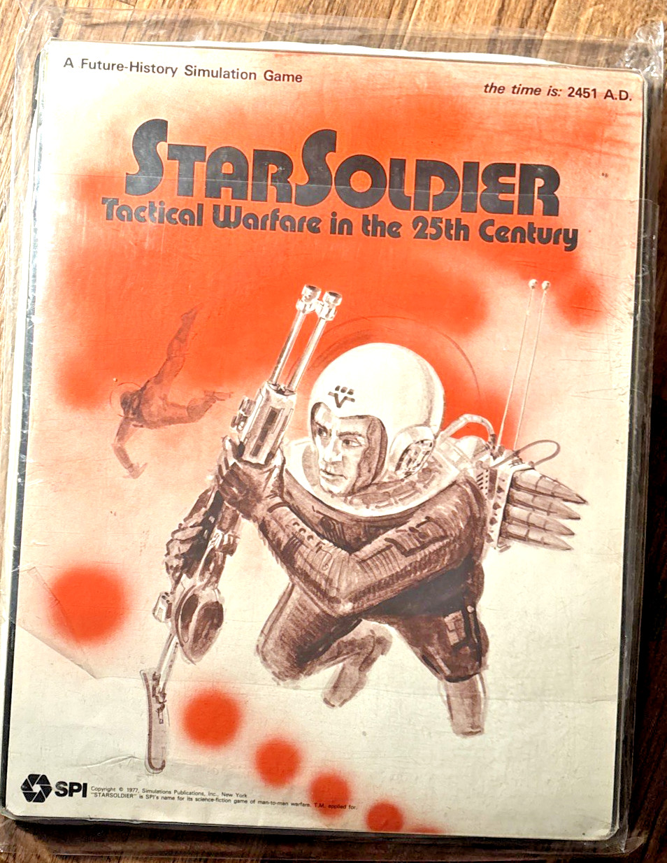 SPI Star Soldier Tactical Warfare 25th Cent (1977) Wargame w/ Map many UNPUNCHED
