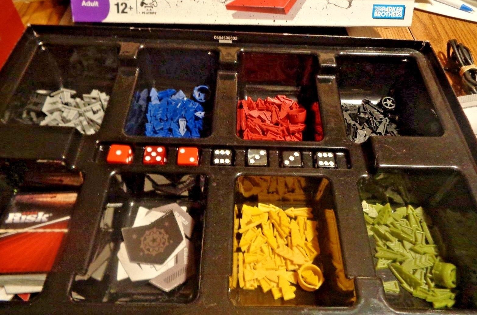 Risk Game Strategic Conquest Hasbro War Strategy Ages 12+ 3-5 Adult Parker Bros
