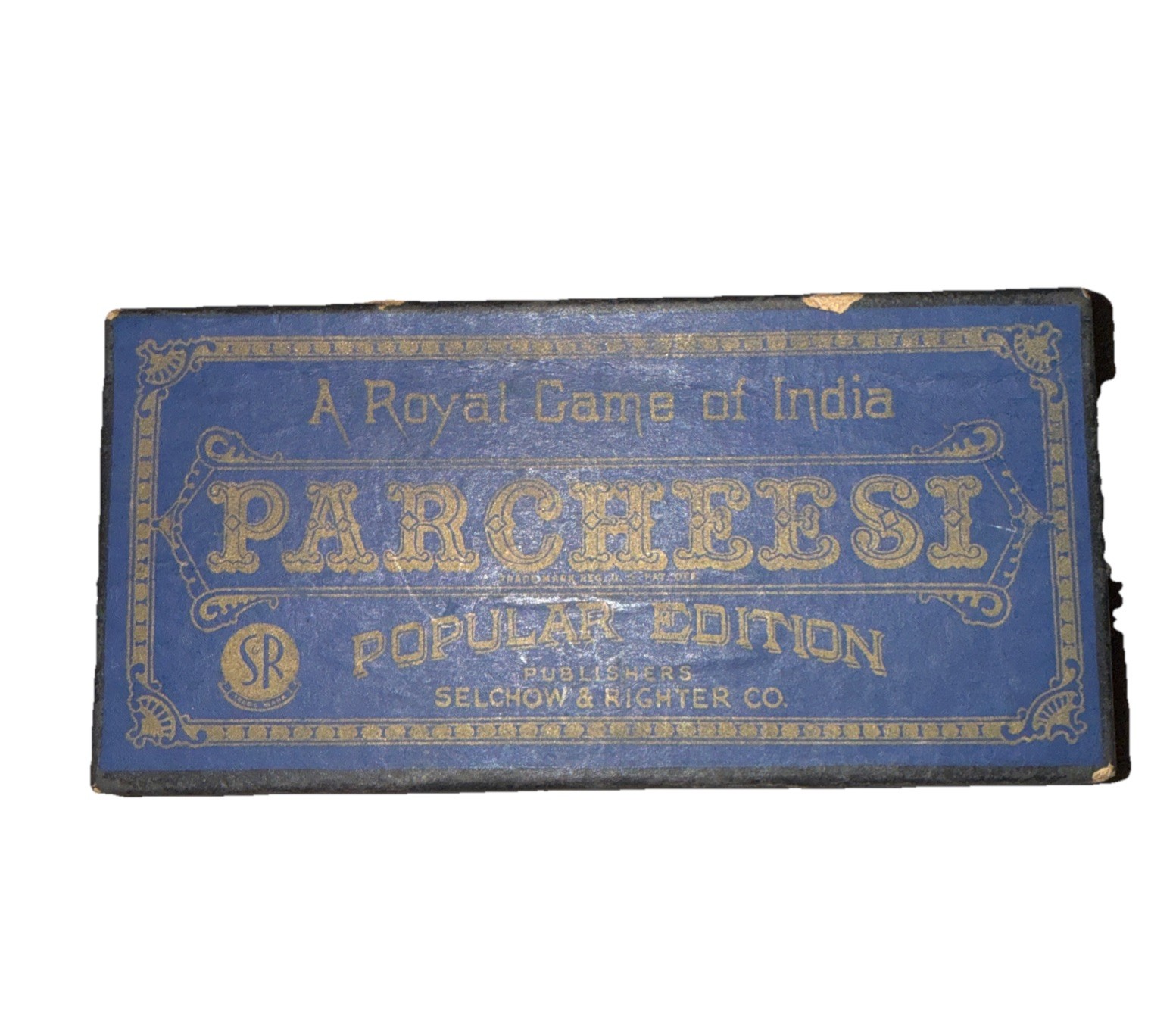 VTG Parcheesi A Royal Game of India Popular Edition by Selchow & Righter 1940’s