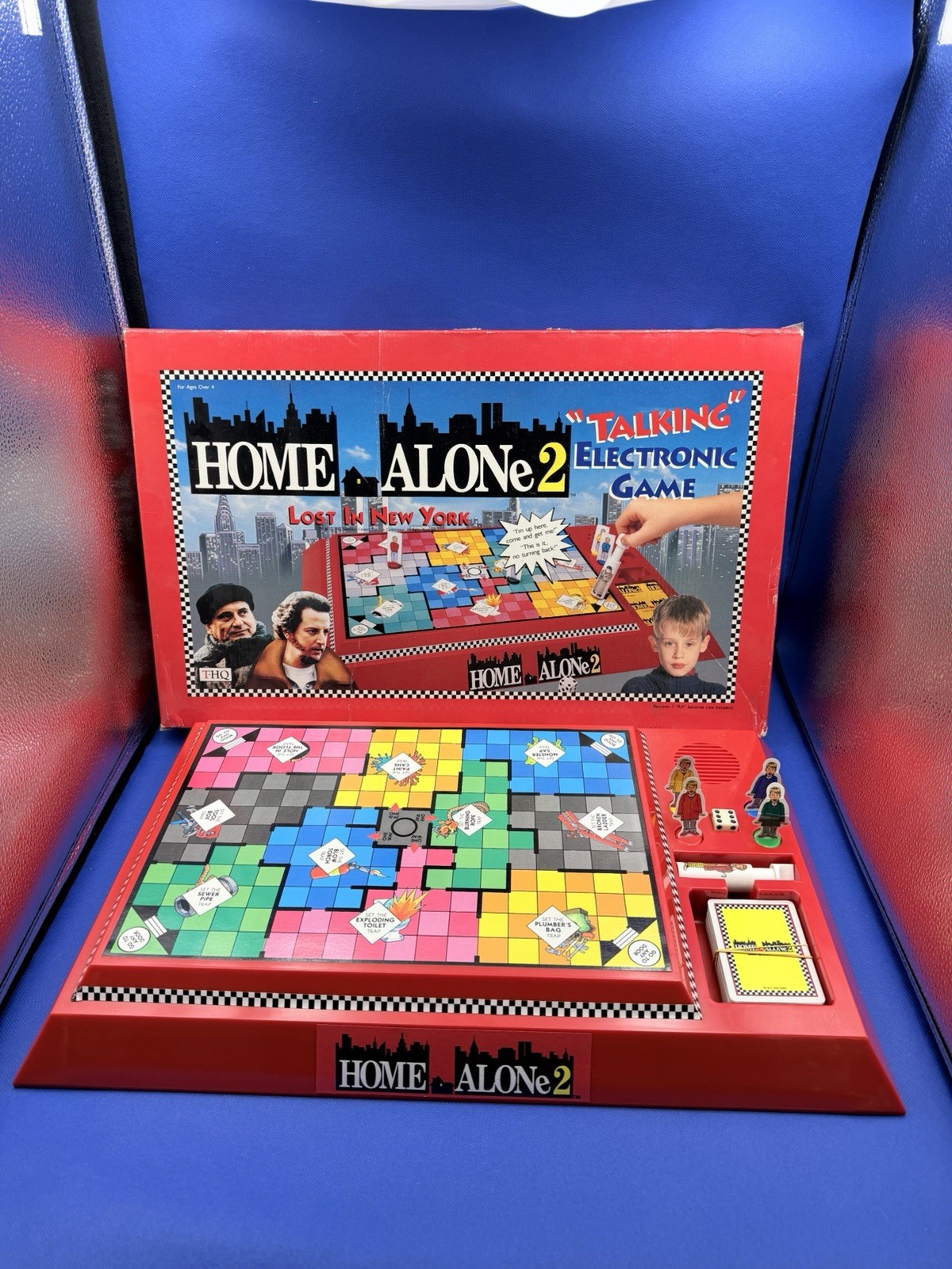 Home Alone 2 Lost In New York Electronic Talking Board Game 1992 (tested)