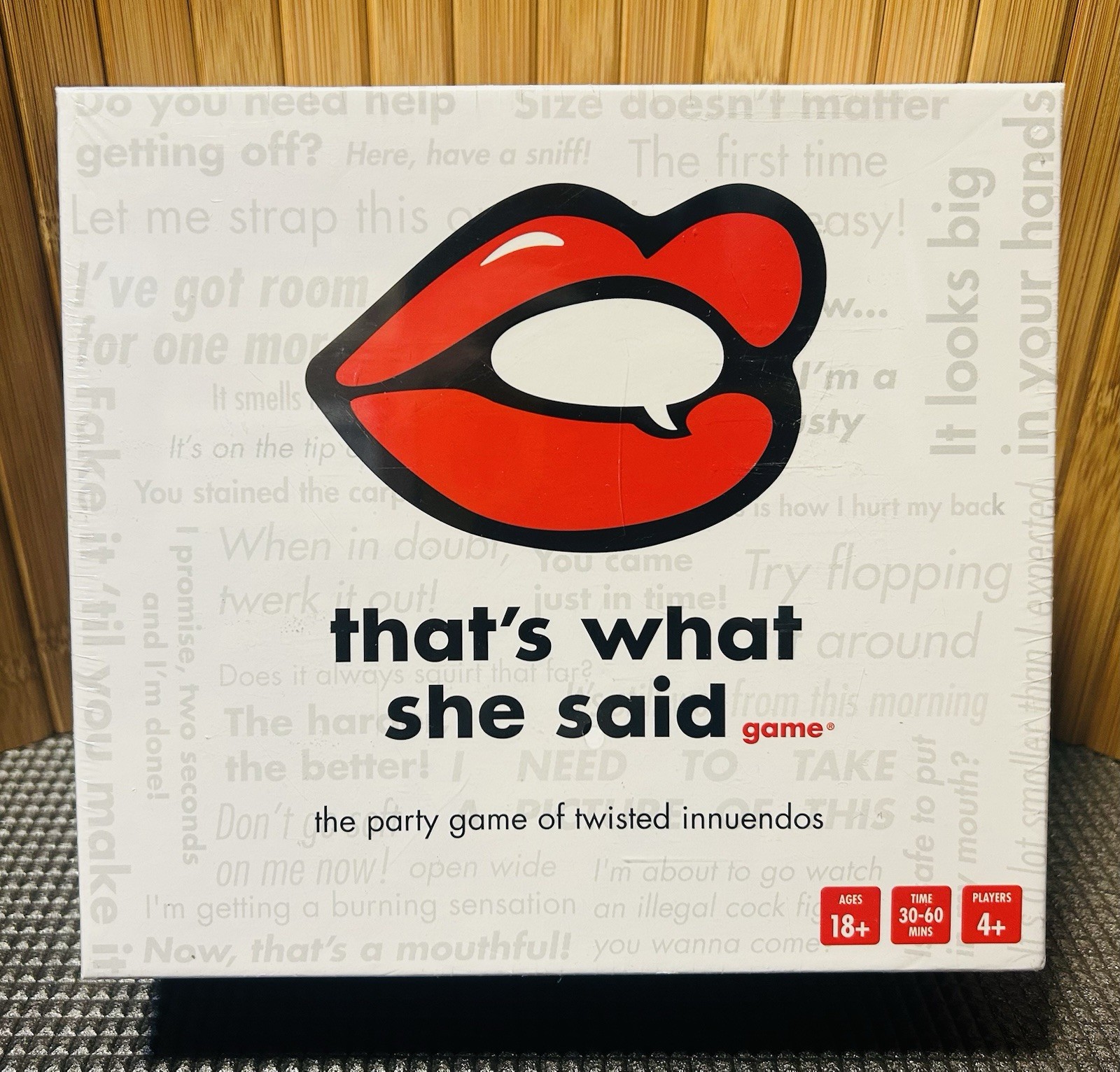That’s What She Said The Party Game of Twisted Innuendos-Fast Free Shipping