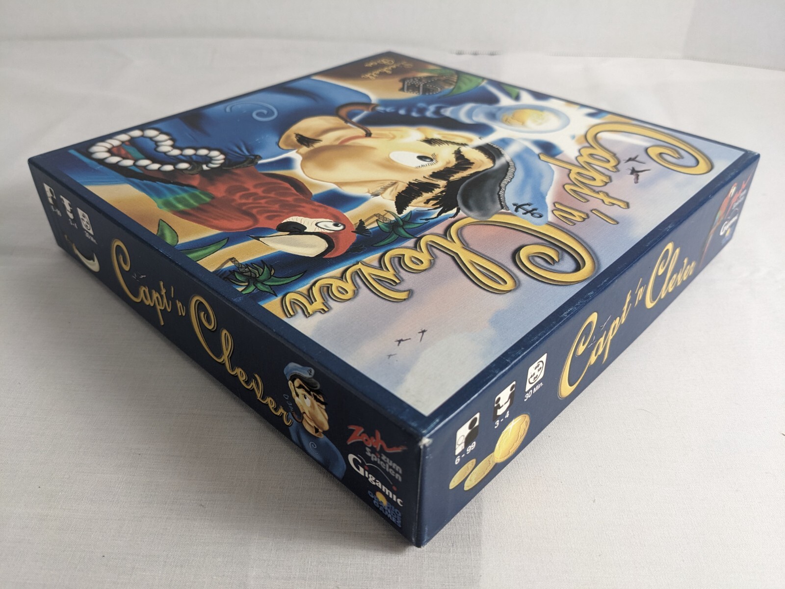 CAPT’N CLEVER Board Game 100% COMPLETE Rio Grande Zoch Gigamic 2003 OOP