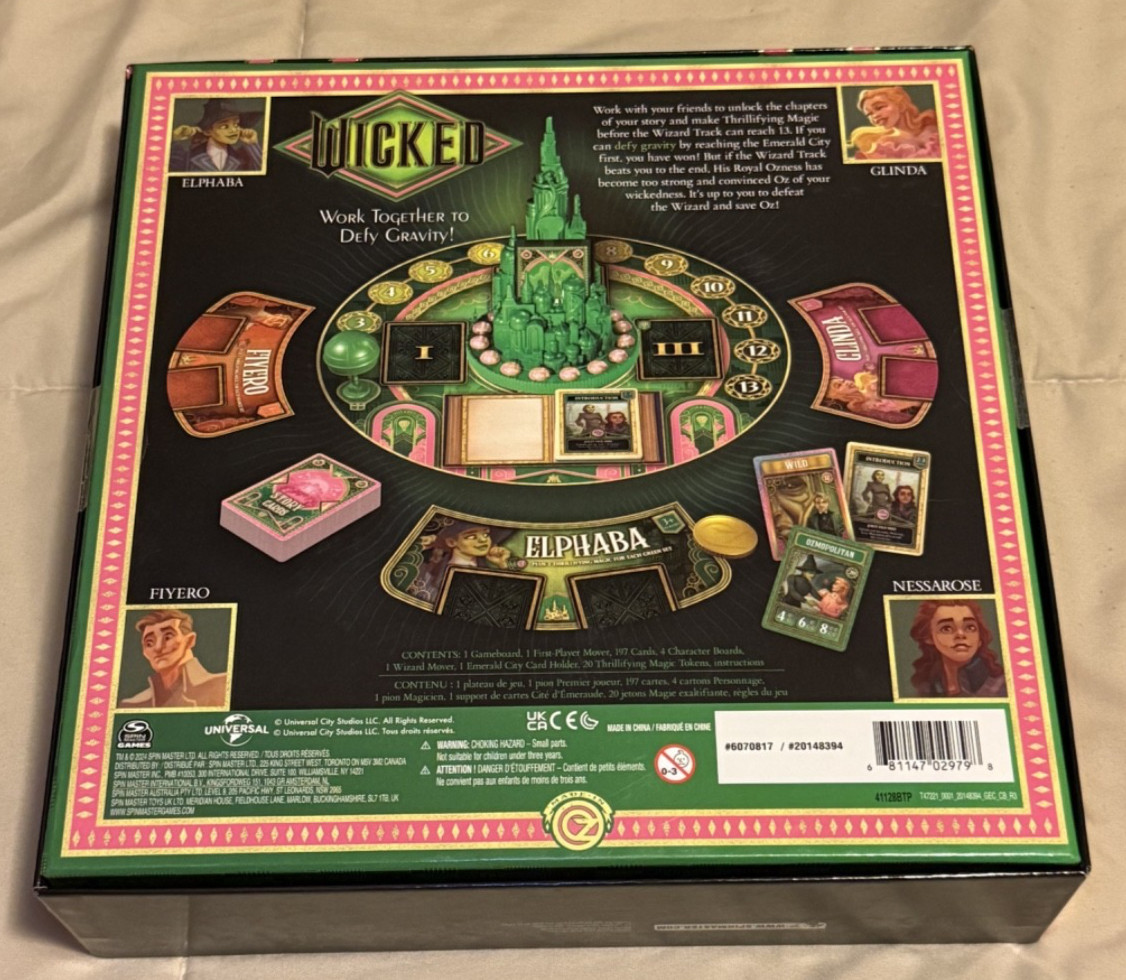 Wicked The Game – Spin Master Games 2024 – SEALED BRAND NEW