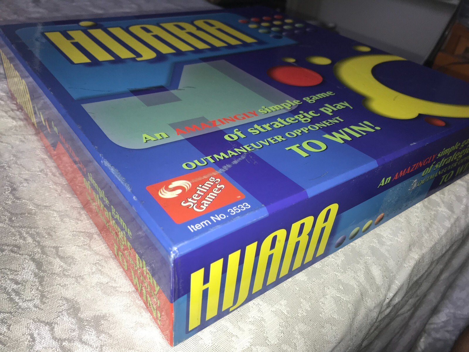 Rare 2003 STERLING Sunnywood 3533 Strategy BOARD GAME Glass Beads 100% COMPLETE
