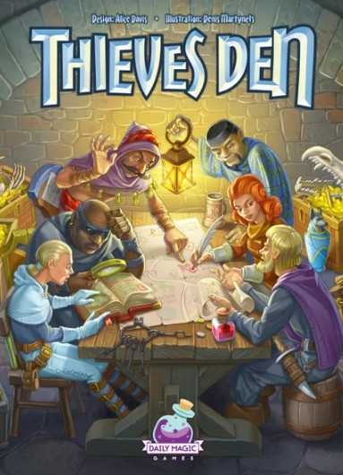 Thieves Den Board Game 2-5 Players Ages 10+ Daily Magic Games Complete