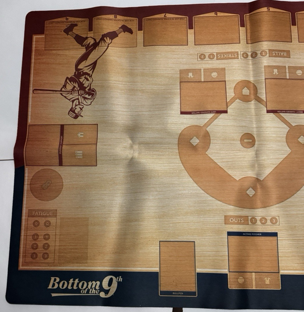 Bottom of the 9th Clubhouse Expansion Large Game Playmat Dice Hate Me Card Game