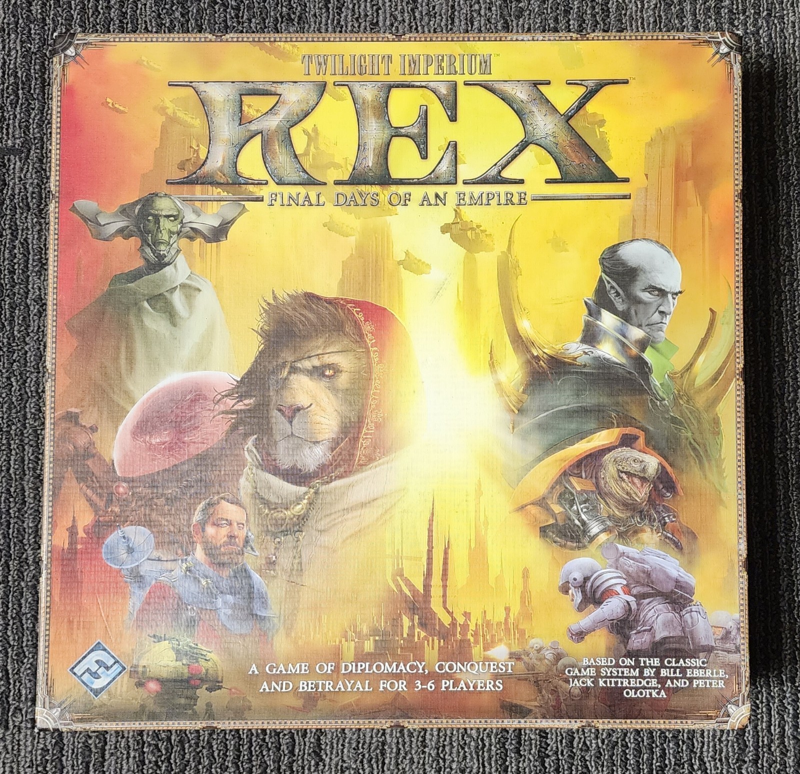 Twilight Imperium Rex Final Days of an Empire Board Game Complete Fantasy Flight