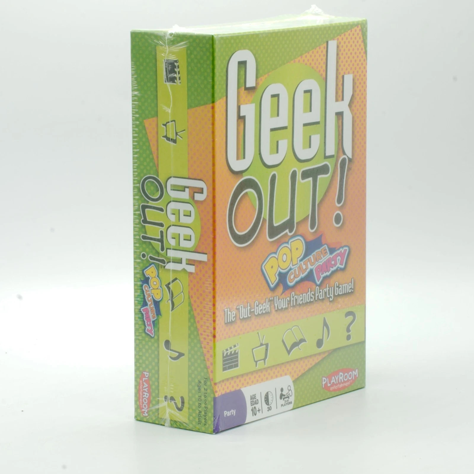 Geek Out! Pop Culture Party 2017 Game Night Playroom Brand New Sealed