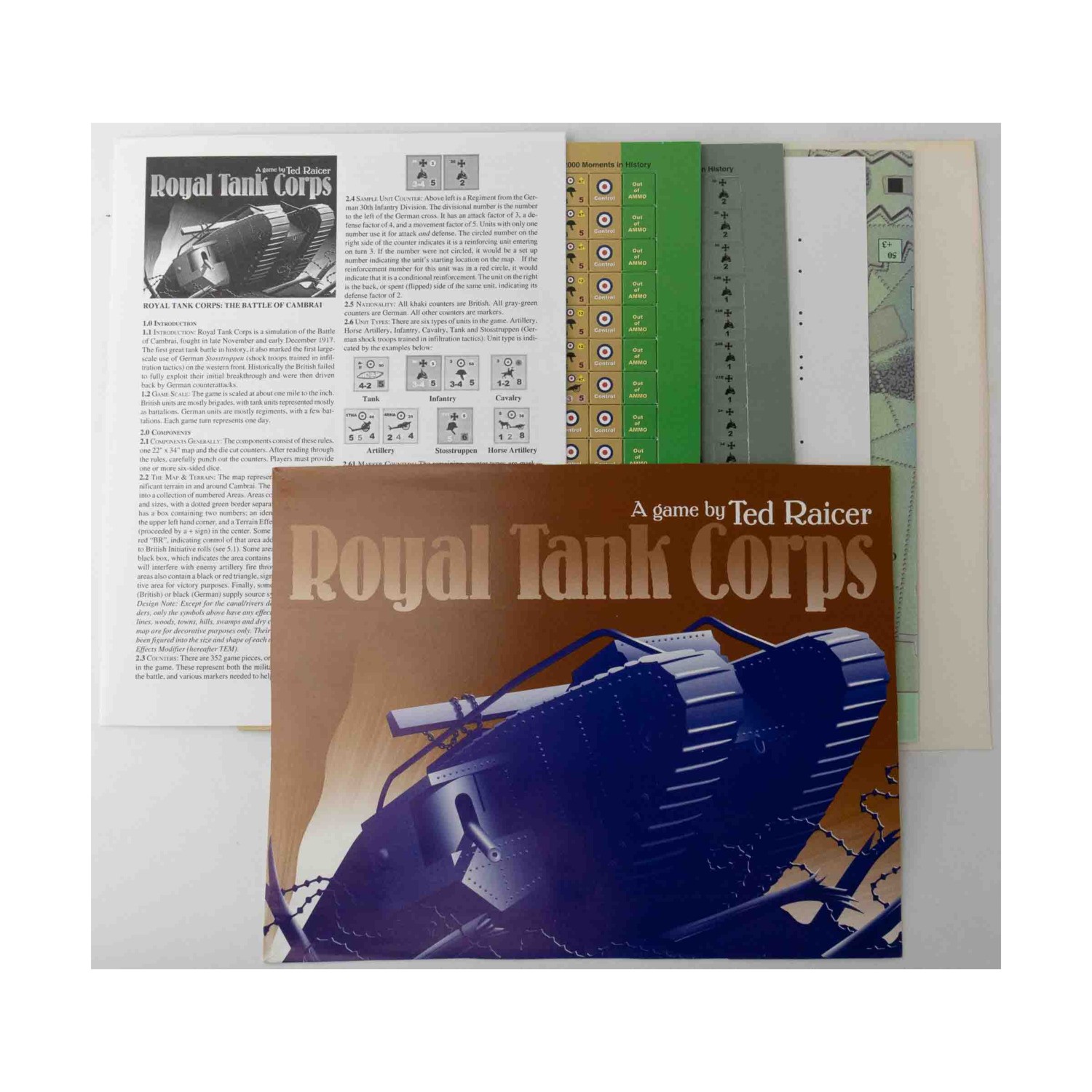 Moments in History MiH War Game Royal Tank Corps Bag VG+