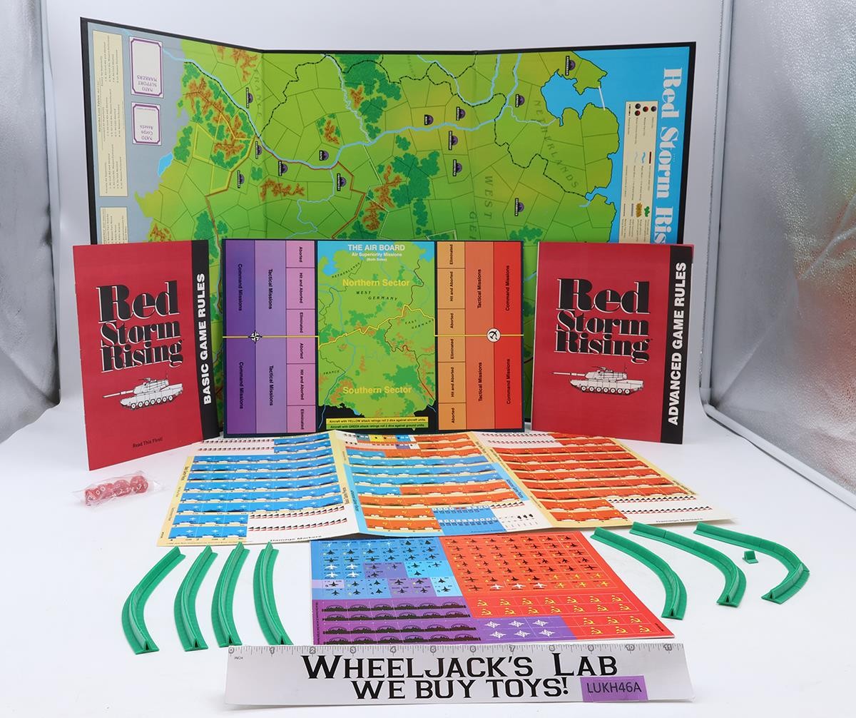 Red Storm Rising Board Game 100% Complete 1989 TSR Inc