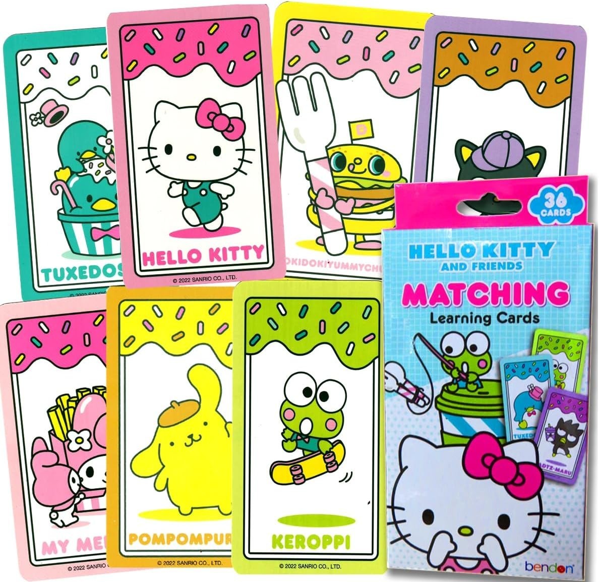 Engaging Hello Kitty Matching Game – 36 Durable Cards for Problem Solving