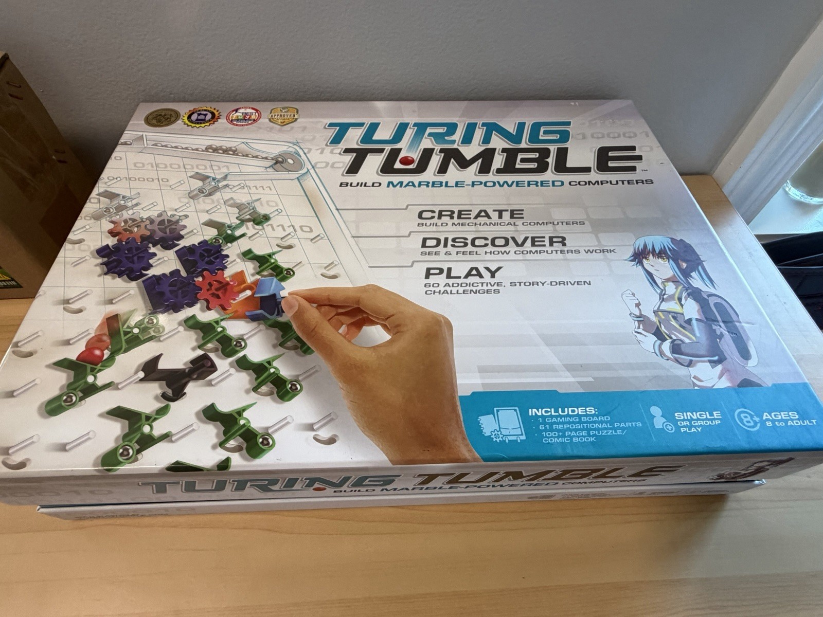TURING TUMBLE Build Marble-Powered Computer Coding Game STEM MISSING BALLS