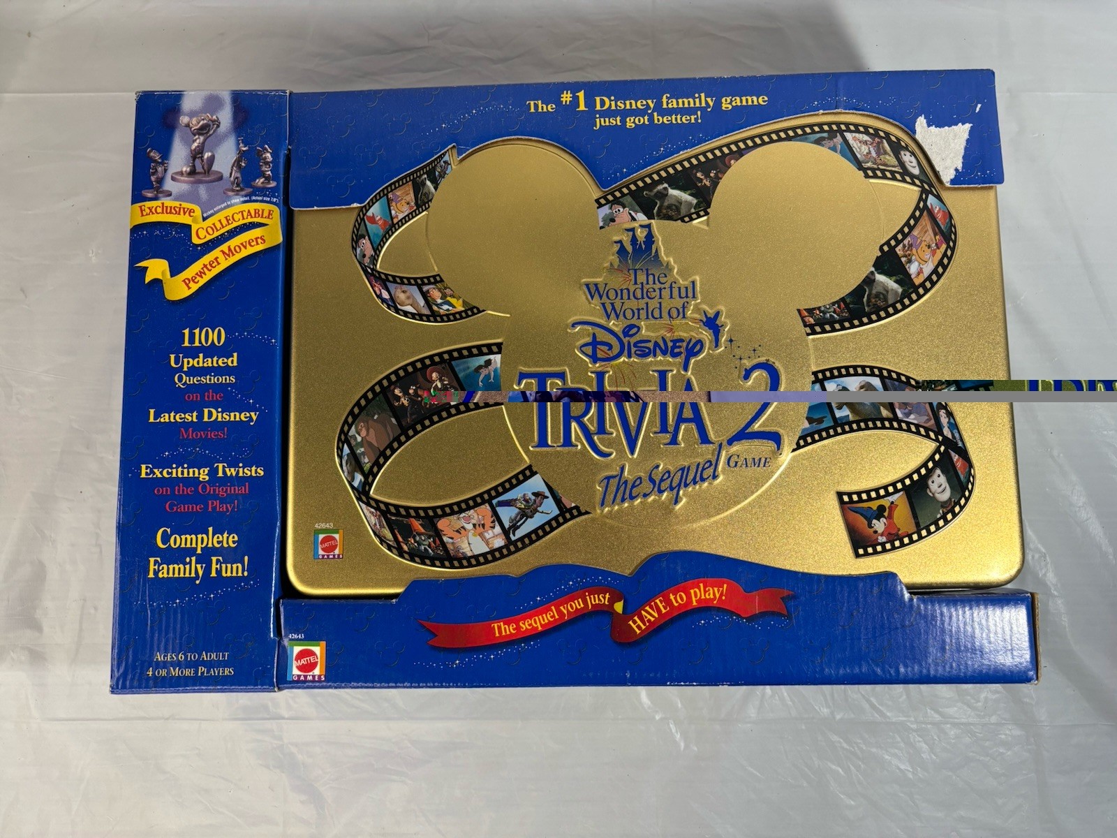 VINTAGE Wonderful World Disney Trivia 2 The Sequel COMPLETE 2000 Tin