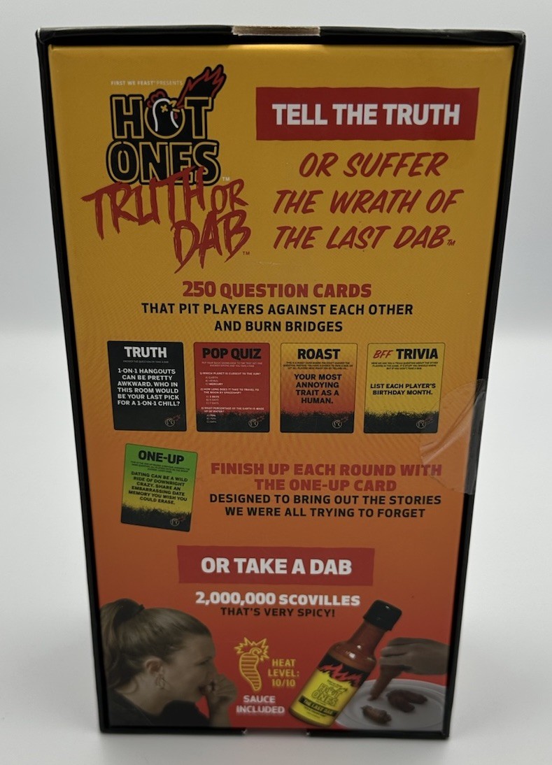 Hot Ones Truth or Dab The Game With Hot Sauce