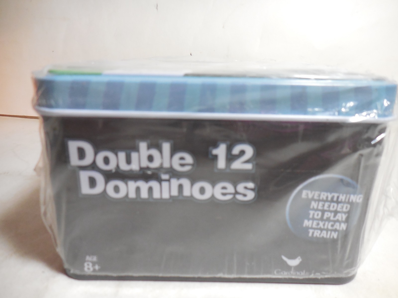 Double 12 Dominoes Set in Storage Tin | Family Board Game for 2-6 Players sealed