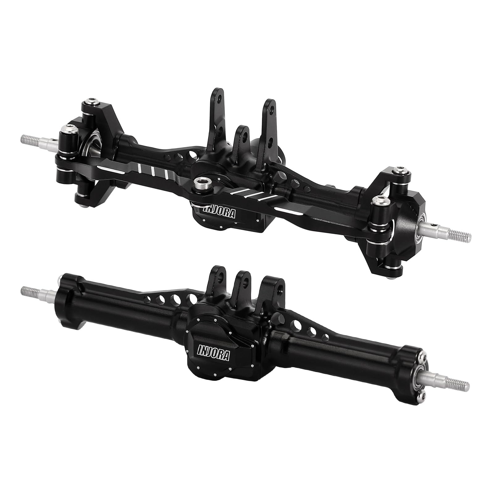 Front&Rear Axles +4mm Extended Aluminum TRX4M 1/18 RC Crawler 4M-61FR INJORA