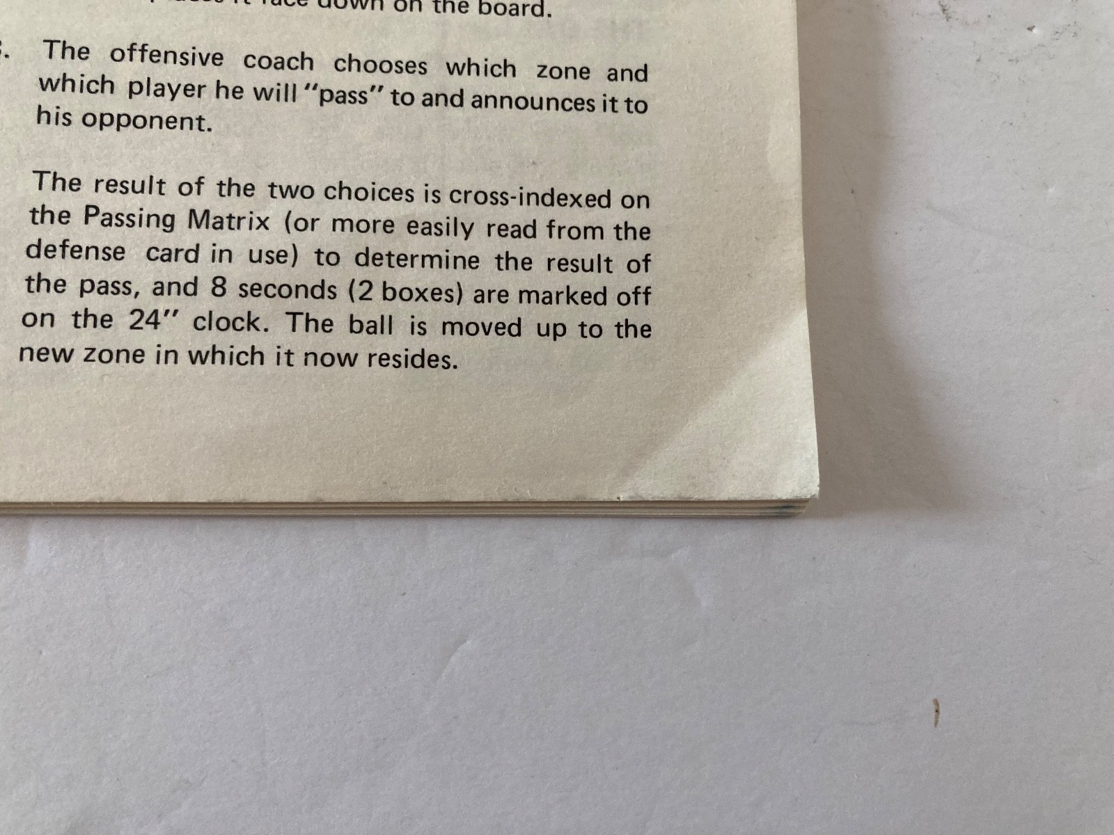 Vintage 1974 Avalon Hill Sports Illustrated Basketball Strategy Game