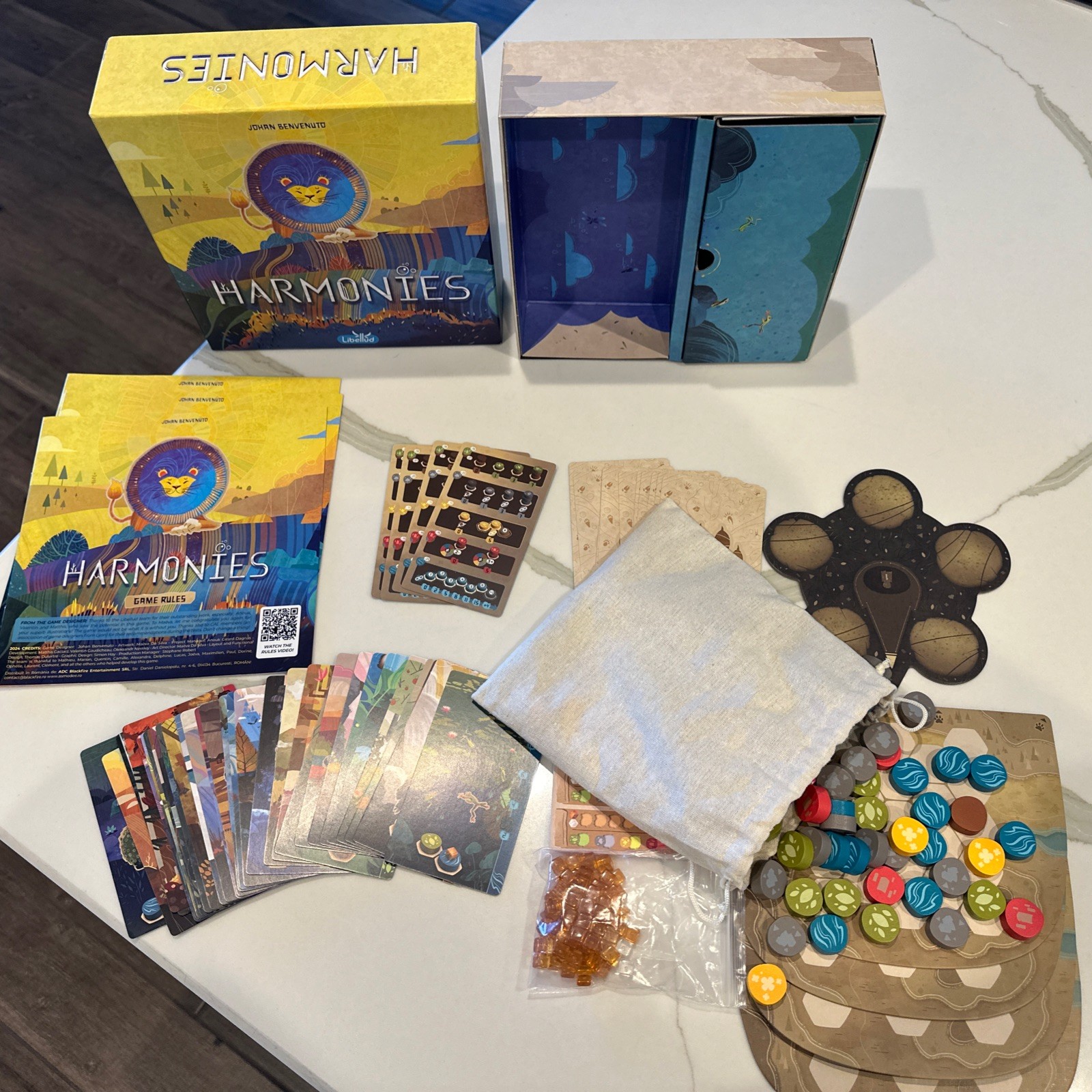 Harmonies Board Game 1-4 Players – Excellent Condition