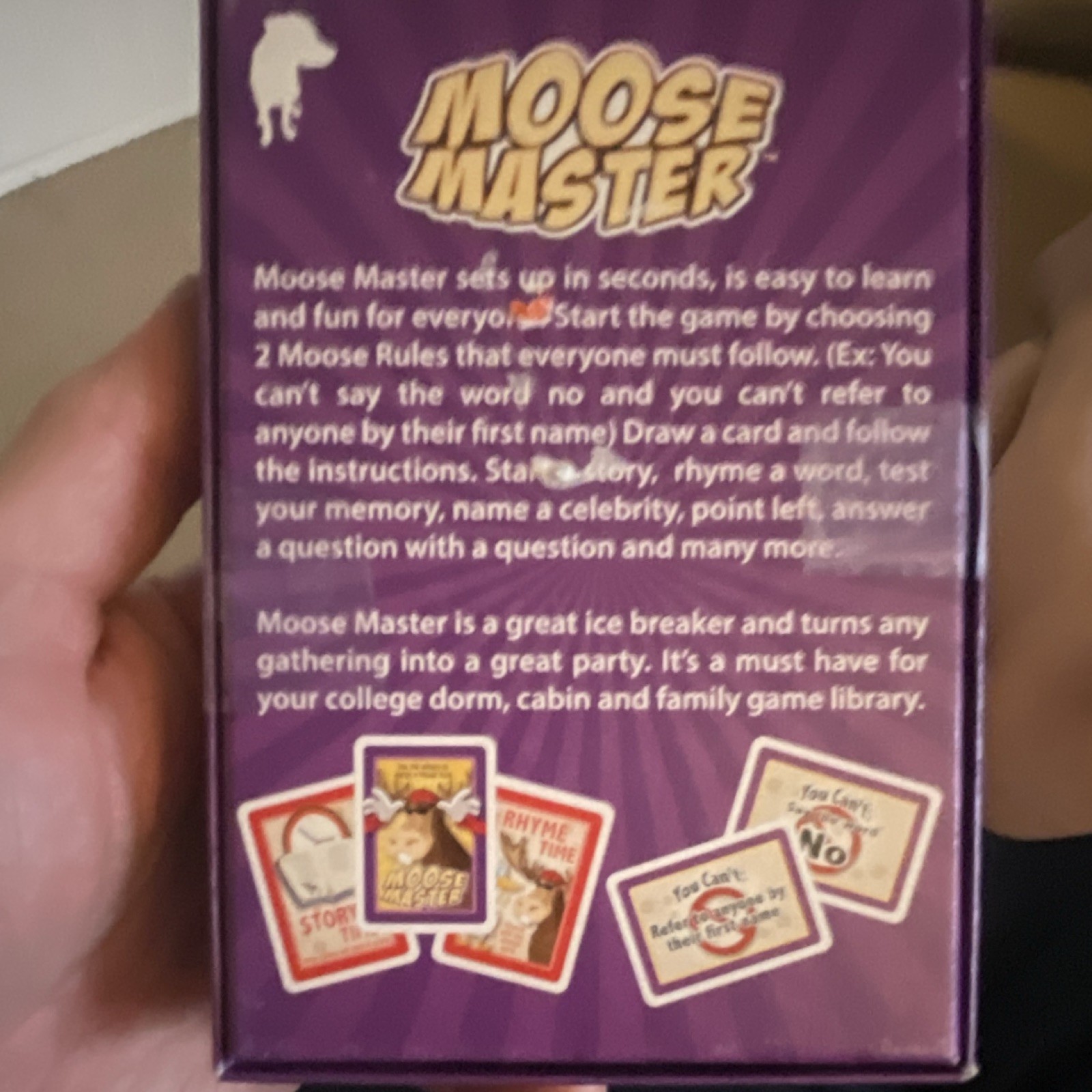 Moose Master Party Game Animals 3+ Players 8 Years & Up Boys Girls 8-17 Complete