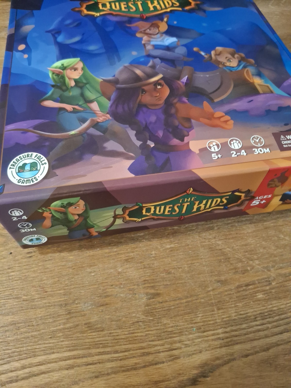 The Quest Kids Cooperative Board Game New Family Game 2 To 4 Players 100% Comple