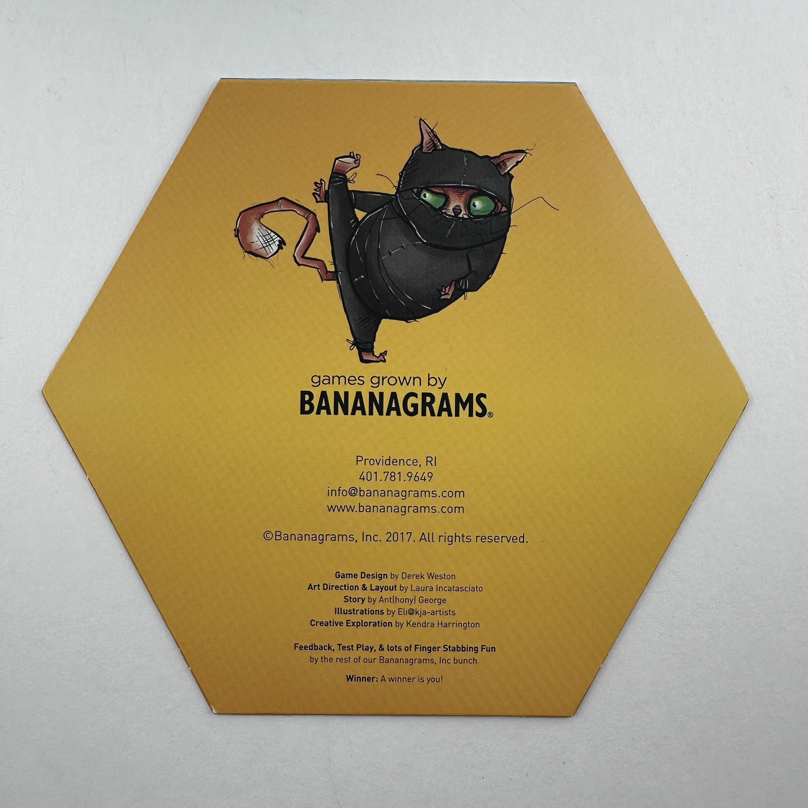 Cobra Paw The Ninja Tile Game by Bananagrams 2-6 Players COMPLETE