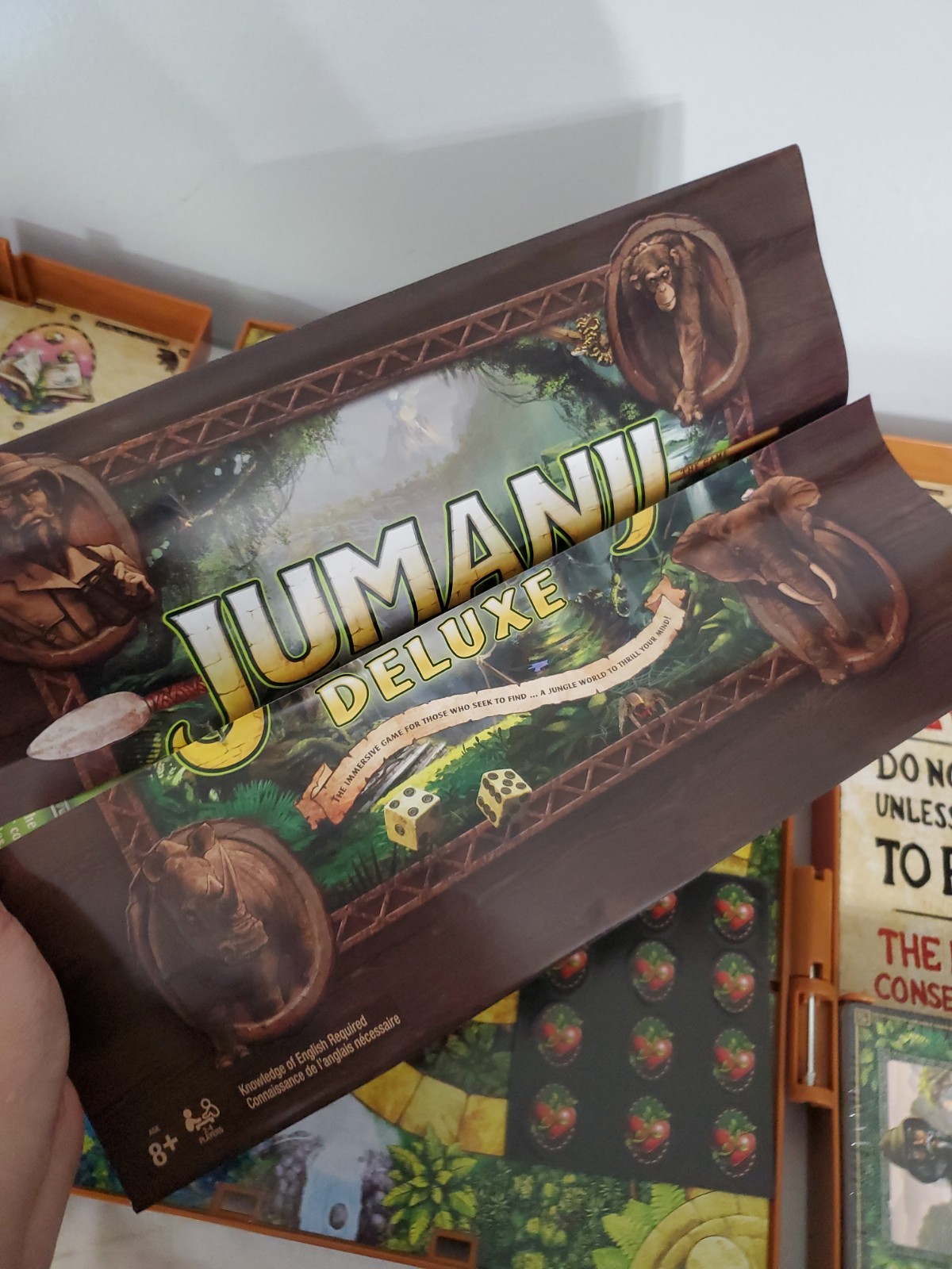 Spin Master Jumanji Complete Deluxe Electronic Board Game Never Used