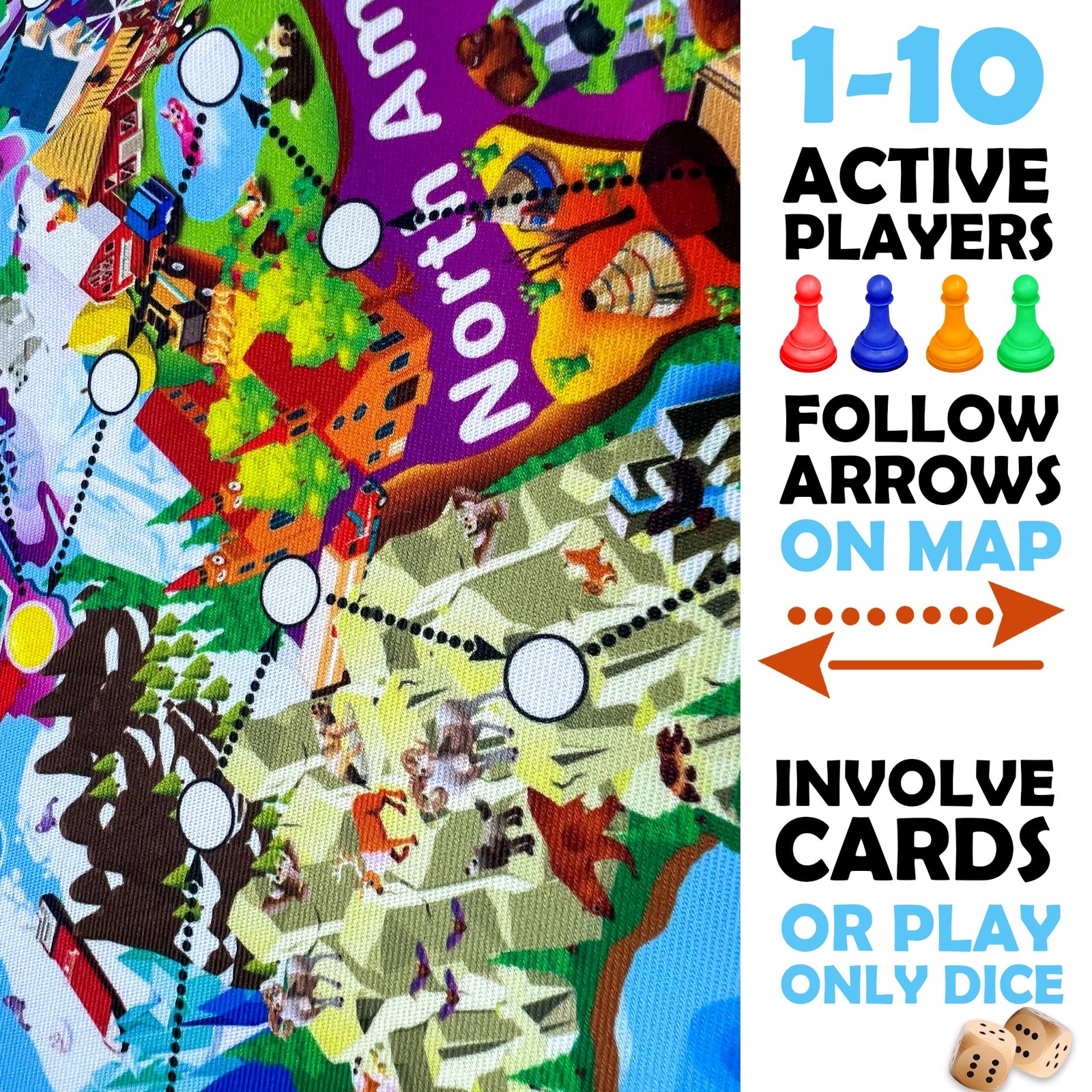 QUOKKA Board Game 1 to 10 Players – Learning, Educational – Geography, World – 1