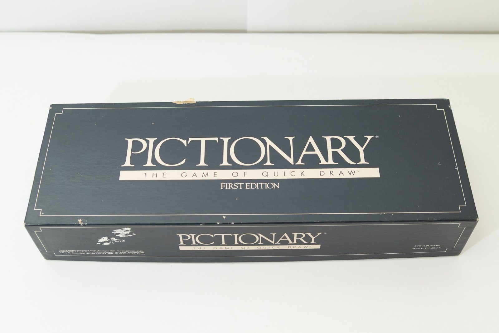 First Edition – Boxed PICTIONARY Drawing Game Original Vintage 1985 – COMPLETE 9