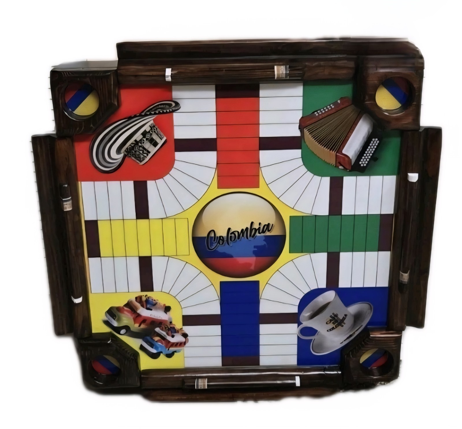 Mesa de Domino-Domino Table / Dominoes Table / Dominos Table. Colombia Parchis